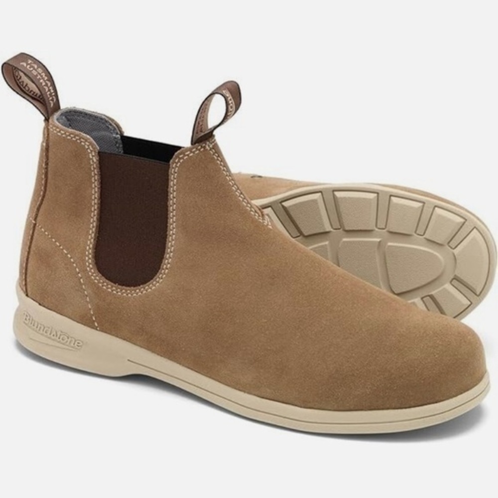 Blundstone tan suede 1396 low active shoes sneakers Chelsea boots 3.5au 6.5us